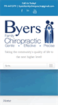 Mobile Screenshot of byersfamilychiropractic.com
